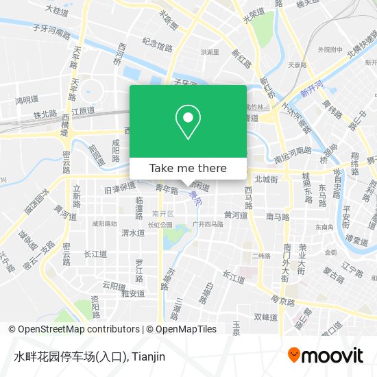 水畔花园停车场(入口) map