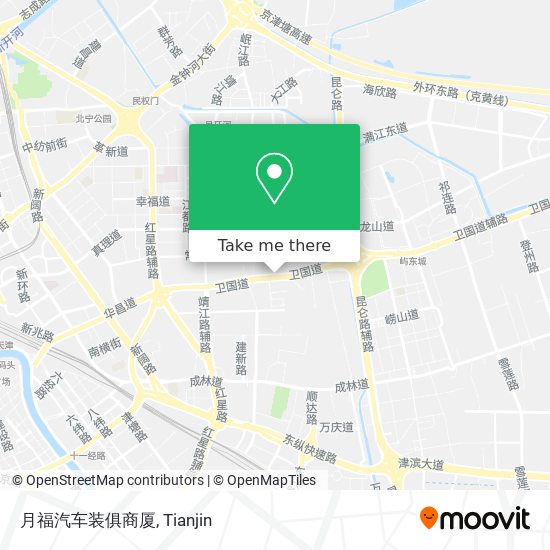 月福汽车装俱商厦 map