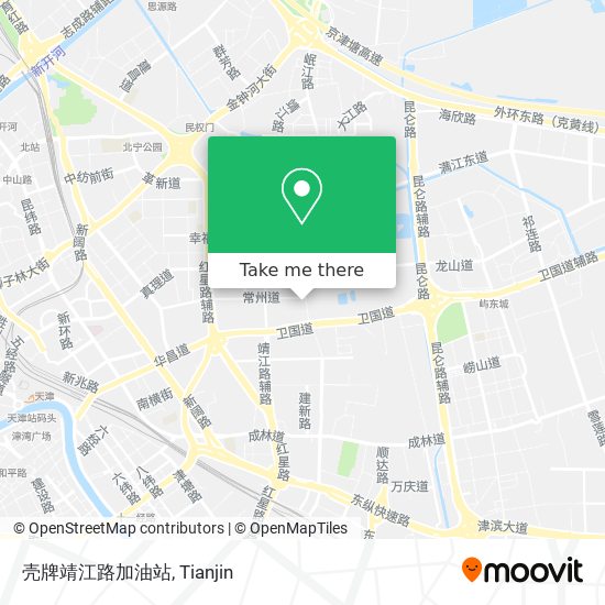 壳牌靖江路加油站 map