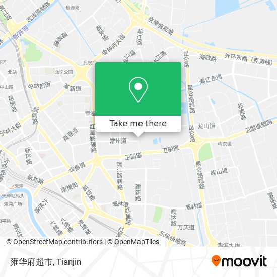 雍华府超市 map