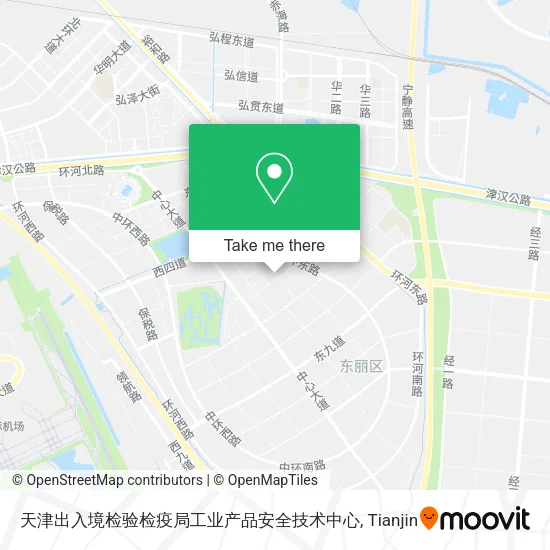 天津出入境检验检疫局工业产品安全技术中心 map