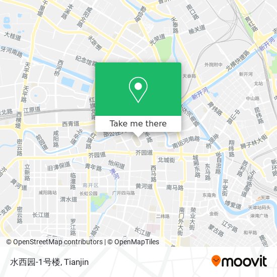 水西园-1号楼 map
