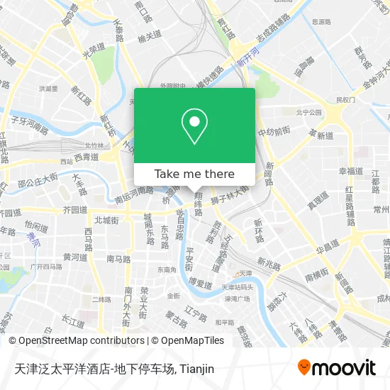 天津泛太平洋酒店-地下停车场 map