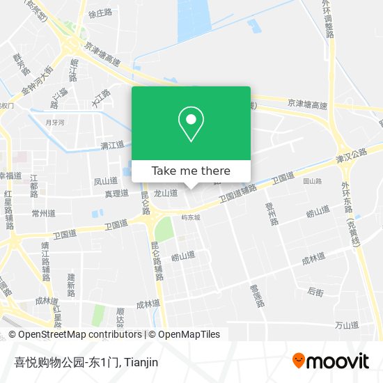 喜悦购物公园-东1门 map