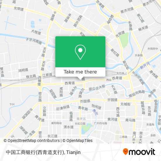 中国工商银行(西青道支行) map