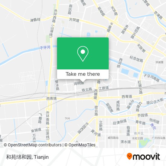 和苑绵和园 map