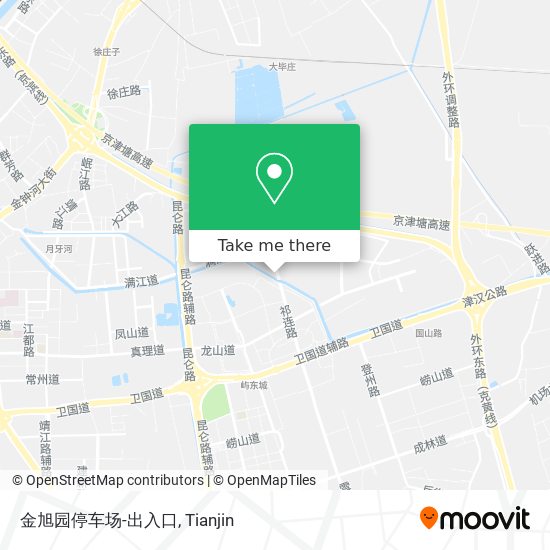 金旭园停车场-出入口 map