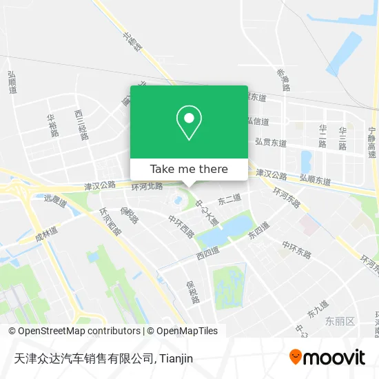 天津众达汽车销售有限公司 map