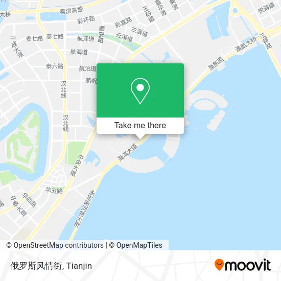 俄罗斯风情街 map
