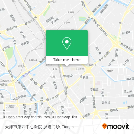 天津市第四中心医院-肠道门诊 map