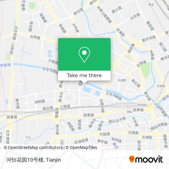 河怡花园10号楼 map