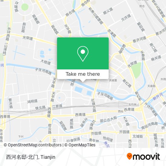 西河名邸-北门 map