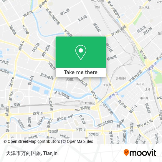 天津市万向国旅 map