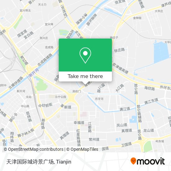 天津国际城诗景广场 map
