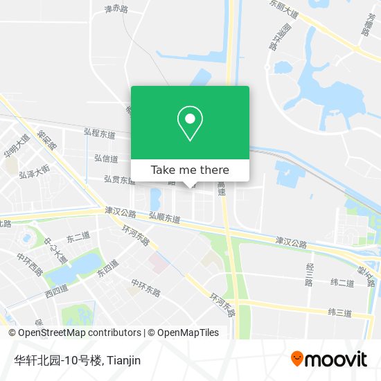 华轩北园-10号楼 map