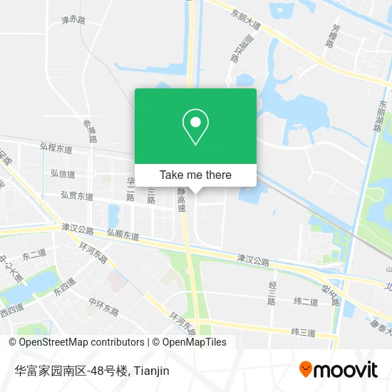 华富家园南区-48号楼 map