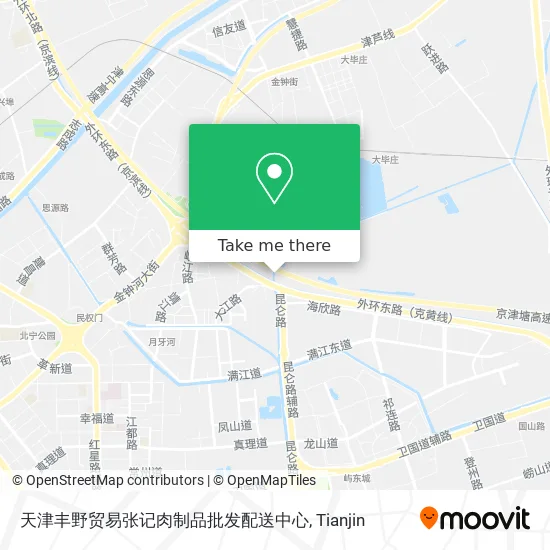 天津丰野贸易张记肉制品批发配送中心 map