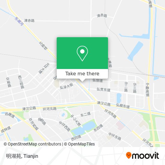 明湖苑 map