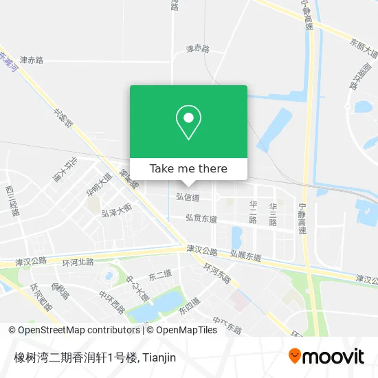 橡树湾二期香润轩1号楼 map