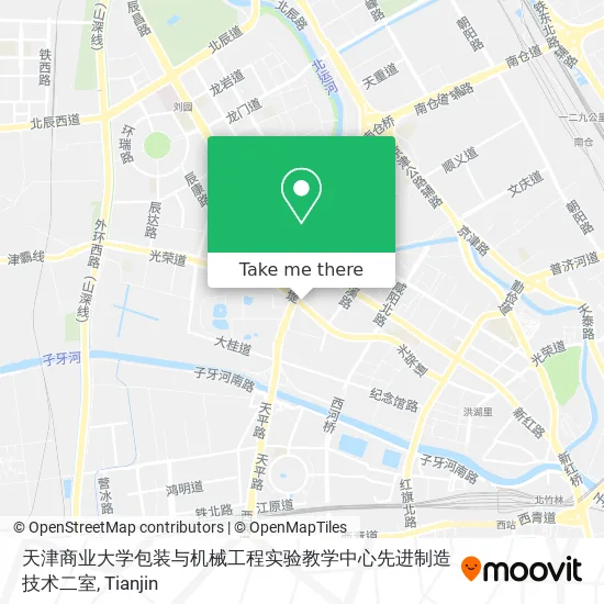 天津商业大学包装与机械工程实验教学中心先进制造技术二室 map