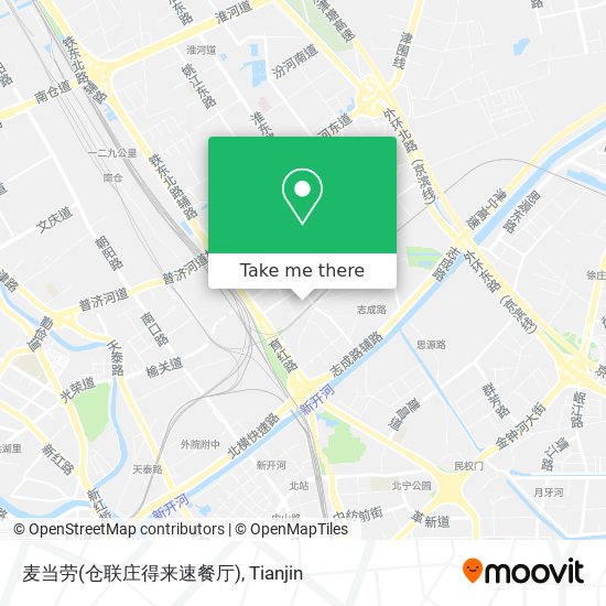 麦当劳(仓联庄得来速餐厅) map