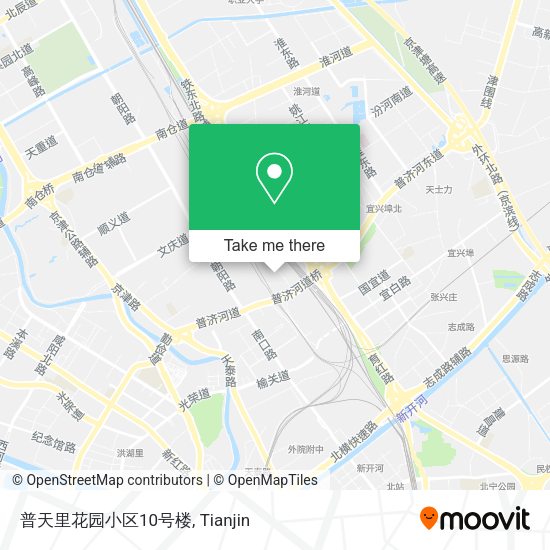 普天里花园小区10号楼 map