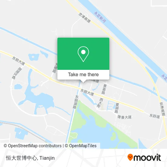 恒大世博中心 map
