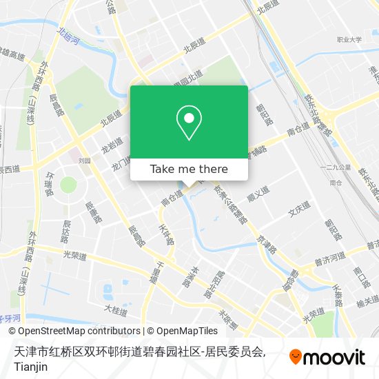 天津市红桥区双环邨街道碧春园社区-居民委员会 map