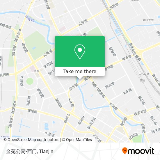 金苑公寓-西门 map