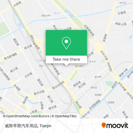 威斯帝斯汽车用品 map