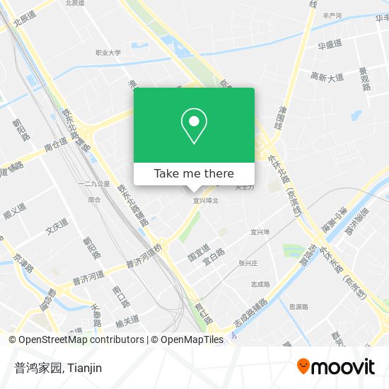 普鸿家园 map