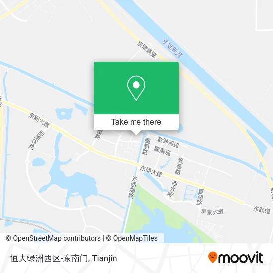 恒大绿洲西区-东南门 map