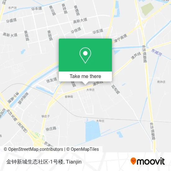 金钟新城生态社区-1号楼 map