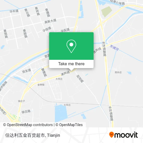 信达利五金百货超市 map