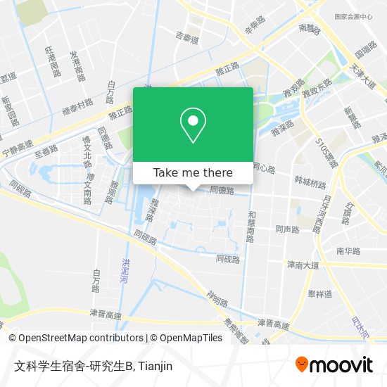 文科学生宿舍-研究生B map