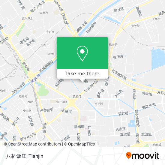 八桥饭庄 map