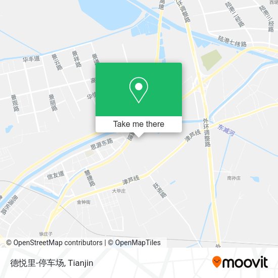 德悦里-停车场 map