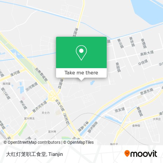 大红灯笼职工食堂 map