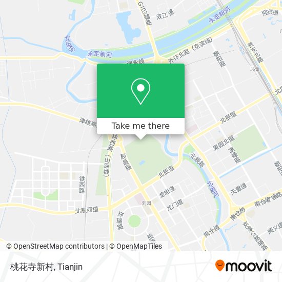 桃花寺新村 map