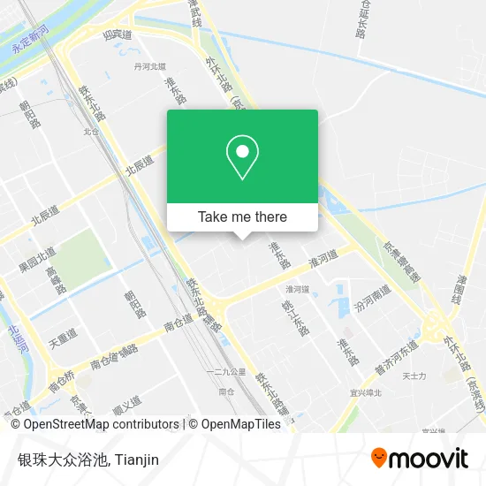 银珠大众浴池 map