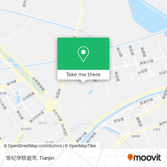 世纪华联超市 map