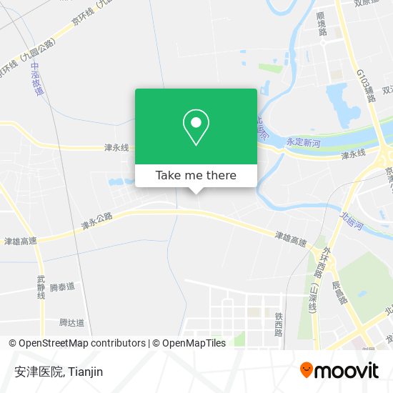 安津医院 map