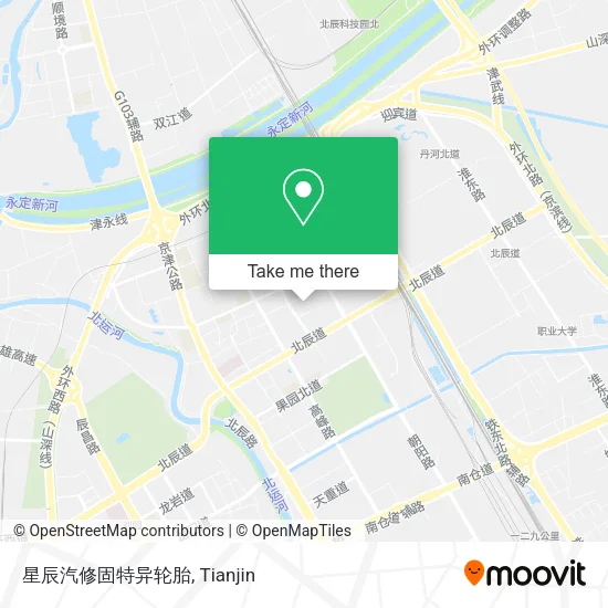 星辰汽修固特异轮胎 map