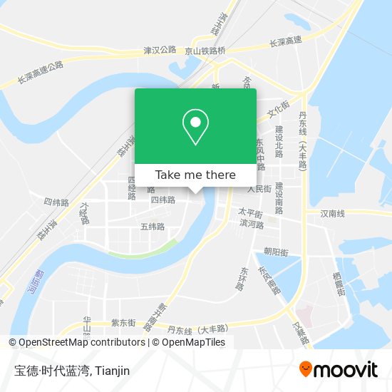 宝德·时代蓝湾 map