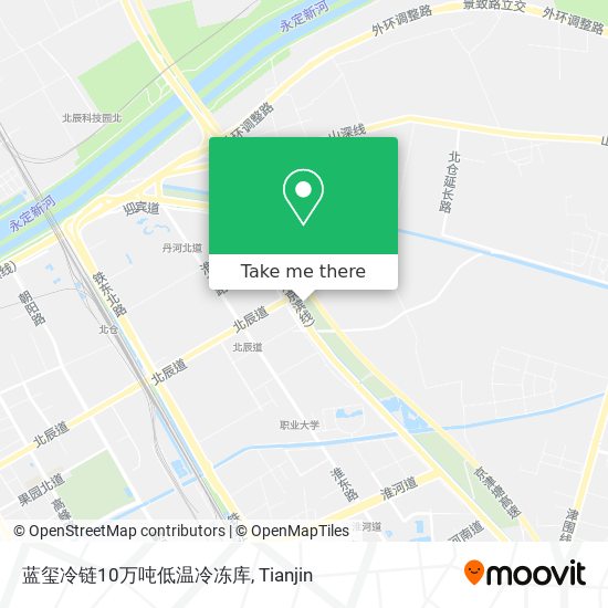 蓝玺冷链10万吨低温冷冻库 map