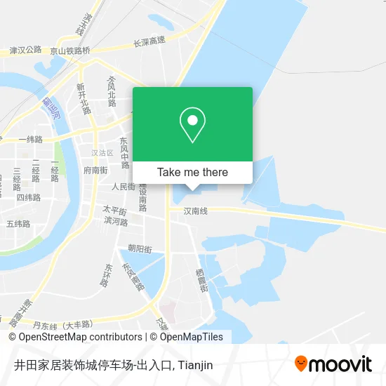井田家居装饰城停车场-出入口 map