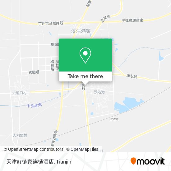 天津好链家连锁酒店 map