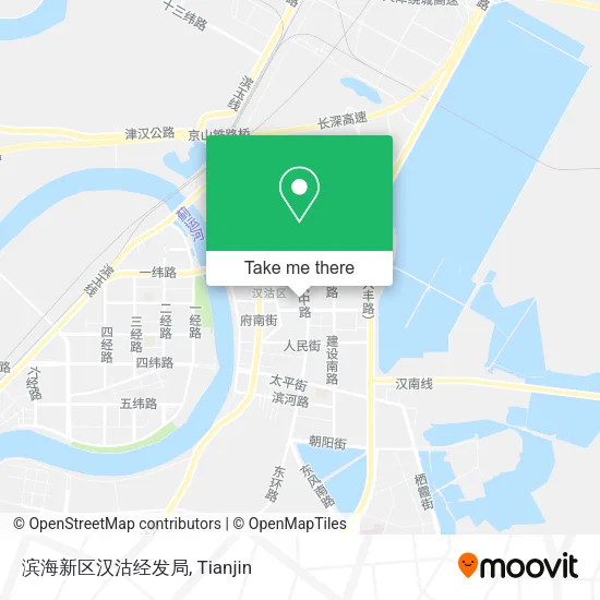 滨海新区汉沽经发局 map