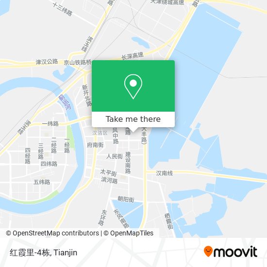 红霞里-4栋 map