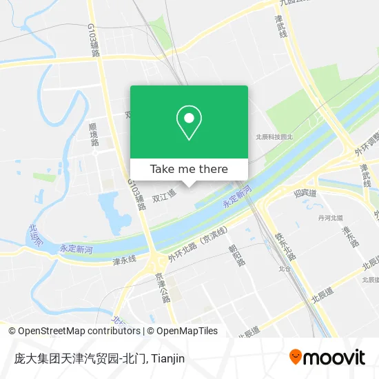 庞大集团天津汽贸园-北门 map